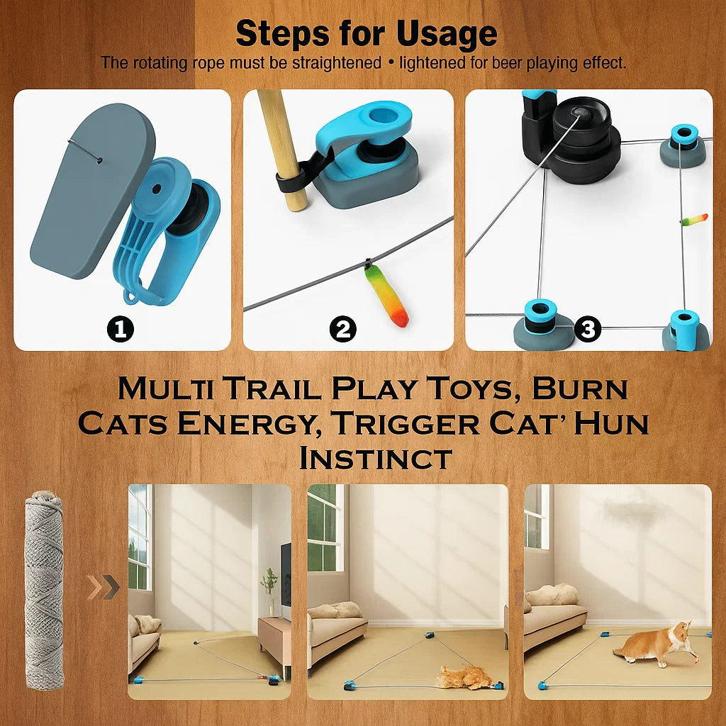 FeatherRun Cat Toy